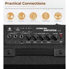 Electric Drum Amp 40W Professional Drum Amplifier Speaker