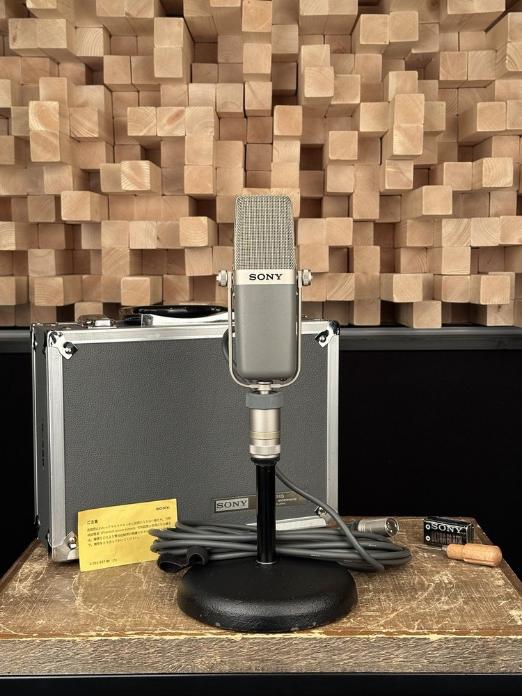Sony C-38B Condenser Microphone. Original Case. Mint. C38b C38 C-38. US Seller!