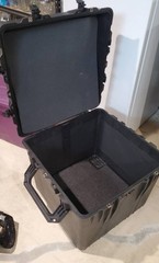 Pelican 0370 Protector Cube Case Black, Large Plastic w/ Carry Handle