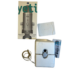 Blue Yeti USB Microphone Silver | Multi-Pattern Pro Recording Mic Podcast