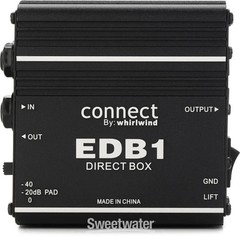 Whirlwind EDB1 1-channel Passive Instrument Direct Box