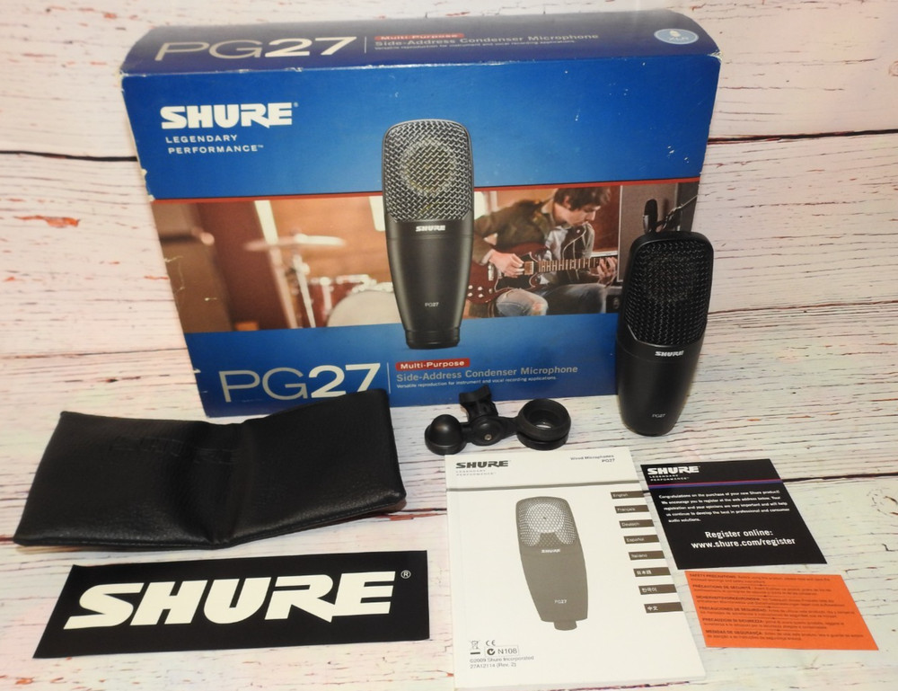 Shure PG-27-LC Multi Purpose Condenser Microphone