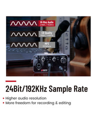 Simplefly SF2042 Digital Dual-Channel 24bit/192kHz AD/DA Converter AV Interface