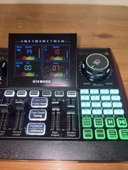 G10 Mixer Compact Desktop Audio Mixer Bluetooth 2-Channel 3.5mm 24-bit/48kHz