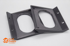 Recessed Rack Ears for Behringer Mixers XR16 XR18 SD18 Midas MR16 MR18 19″ Rack