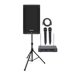 Mackie Thump12BST 1300W 12-Inch Powered Loudspeaker with Mic System Bundle