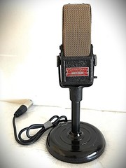 Rare Vintage 1930’s Electro Voice V1 Ribbon Microphone, w/stand & cable-restored