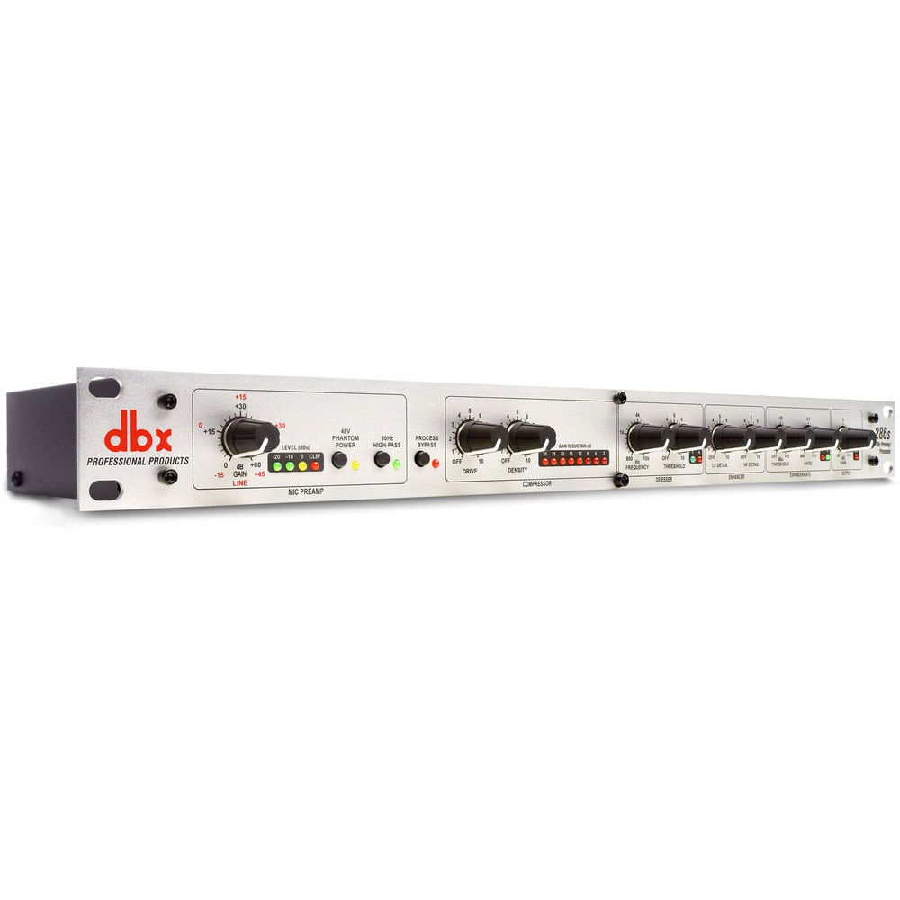 dbx 286s – Microphone Preamp/Channel Strip, Mono 4-way