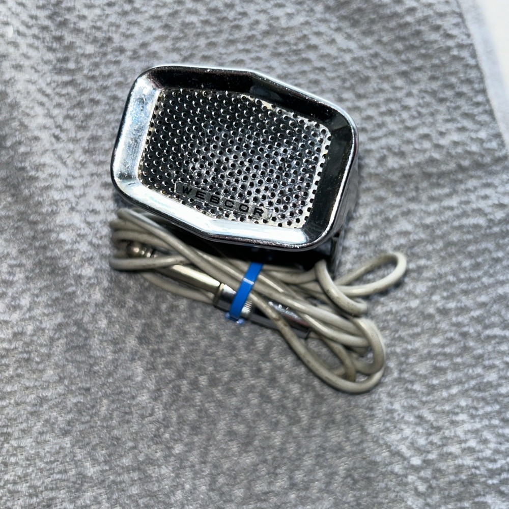 Vintage Webcor Harmonica Microphone Wired 1 Pin NICE WORKS