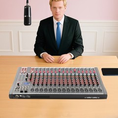 16-Channel Professional Mixer Audio Mixer Console Tabletop Audio Mixing Console