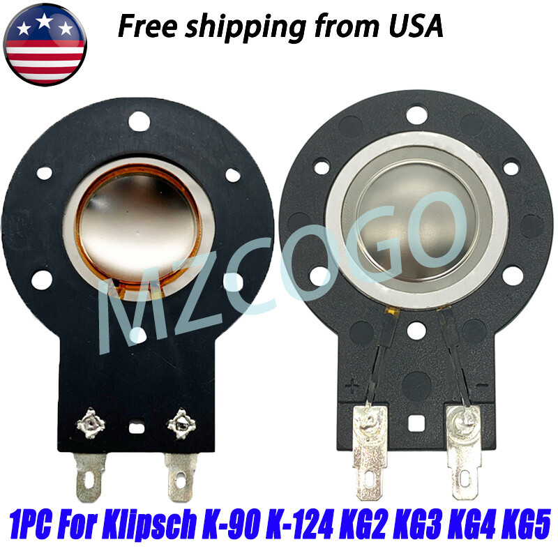 2*For Klipsch KG4, KG4.2, KG4.5, KG5.5 AFT Titanium Tweeter Diaphragm 1″ VCL 8Ω