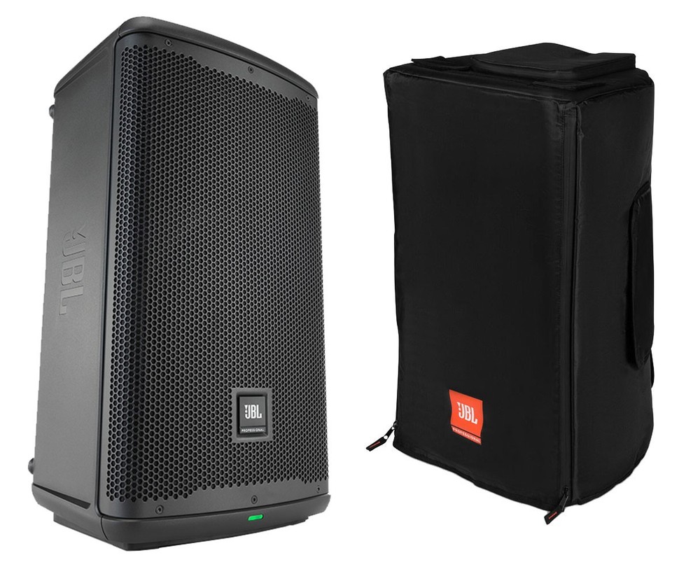JBL EON712 Powered Speaker Active Monitor+JBL Bags EON712-CVR-WX Play-Thru Cover