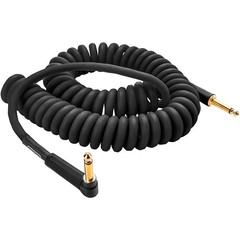 MXR 15′ Coil Instrument Cable Straight to Angle 15 ft. Black