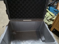 Invicta Gray Hard Rolling Equipment Case w/ Wheels & Carry Handle