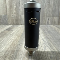 Blue Baby Bottle Condenser Microphone Wired Black Silver with Case