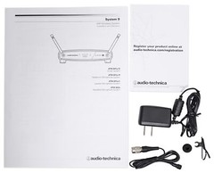 Audio Technica ATW-901a/L Wireless Lavalier Microphone Mic + Bluetooth Speaker