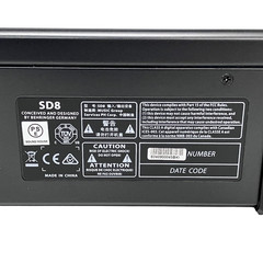 Behringer SD8 Stage Box 8 Midas Preamps AES50 Ultranet Digital Snake Interface