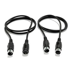 Durable 200 cm MIDI Audio Cable – 5 Pin DIN Male to Male/Female – Oxygen-Free