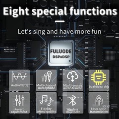 Fulode FX8 Effect Processor Karaoke Effector KTV Home Digital Audio Reverb