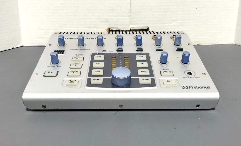 PreSonus Monitor Station Desktop Studio Audio Control Center – Power Tested