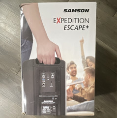 Samson Expedition Escape+ 50W Portable Rechargeable Bluetooth PA Speaker Black