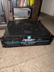 Peavey PV 1200 Professional 600W x 2 Stereo Power Amplifier 1200W Mono **Read