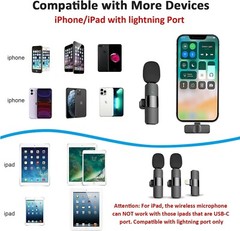 Wireless Lavalier Microphone for Apple products – Brand New in Box!!