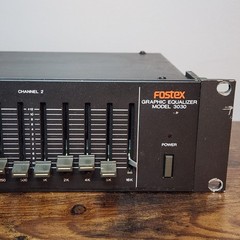 Fostex Model 3030 Dual Channel Graphic Equalizer Rack Mount – Powers On