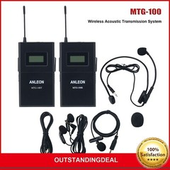 ANLEON MTG-100 Wireless Acoustic Transmission System UHF Channels (1 TX+ 1 RX)