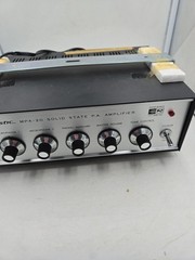 Realistic MPA-20 Solid State P.A. Amplifier 120V/12V Tested Working Microphone