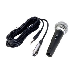 Choice Select 10′ XLR to 1/4″ Cardioid Dynamic Cable Vocal Microphone
