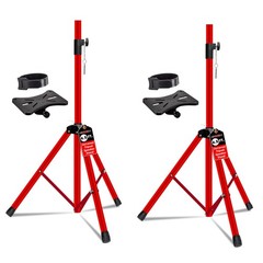 5Core Speaker Stand Pair Adjustable Tripod 54 Inch 132 lbs Capacity 35mm Mount
