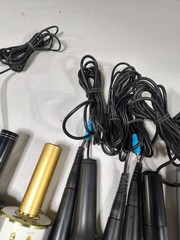 Lot of 10 Used Microphones – Various Models & Brands, Working