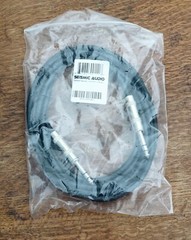 SEISMIC AUDIO ~ Black 1/4″ TRS 10′ Patch Cables. SATRX 10BLACK. NEW.