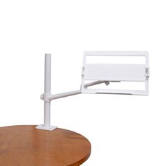 ProX X-FLEXARMWH White Adjustable Arm Mount Stand For 12-17″ Laptop