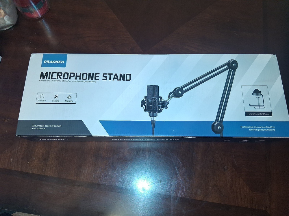 AOKEO AK-36 Professional Metal Microphone Stand New Flexible Stable Metallic
