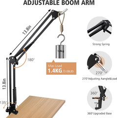 Hyperx Duocast Boom Arm – Hyperx Microphone Arm Compatible with Hyperx Duocast,