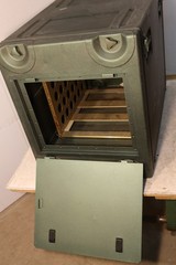 Aluminum EDAK MILEX 12U 19×19 Rack Mount Case With Accessory Door in 1 Lid