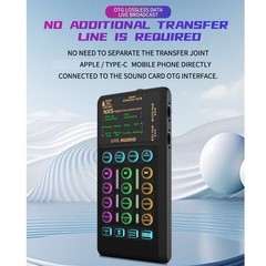 Portable Voice Changer Multifunctional Cool Lights For Gaming Easy To Use