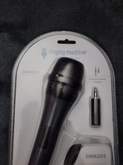 Singing Machine SMM-205 Unidirectional Dynamic Karaoke Microphone with 10 Ft. Co