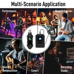 Wireless in Ear Monitor System with Transmitter Clip on Receiver Automatic Pa…