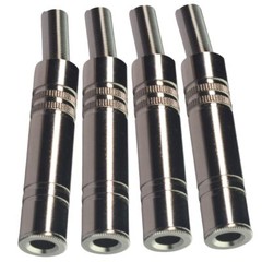 6.35mm 1/4 Inch Stereo TRS Female Connector Jack (4 Pack)