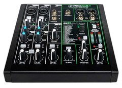 Mackie ProFX6v3 6-Channel Pro Effects Mixer w/USB ProFX6 v3+XLR+1/4″ Cables