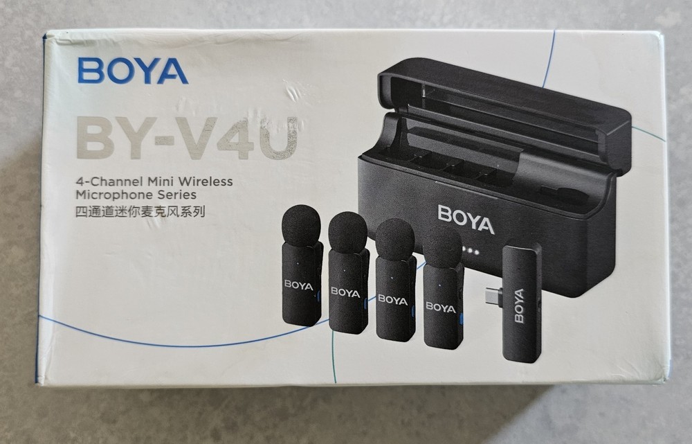 BOYA BY-V4U Wireless Lavalier Microphone for iPhone 15/16 Series Type C