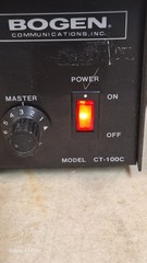 Vintage BOGEN CT-100C COMMUNICATIONS PA MIXER AMPLIFIER TESTED