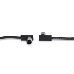 RockBoard Flat MIDI Cable – 30 cm (11 13/16″), Black
