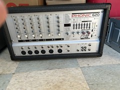 PHONIC POWERPOD 620 PLUS 2X100W POWERED MIXER TESTED WORKING