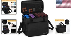 Wireless Mic Carry Bag, 9-Slot Storage Case