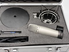 Samson C01U USB Studio Condenser Microphone Kit Shock Mount Stand Case Tested