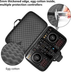 Lightweight Molded Hard Storage Case Fits for Pioneer RX, SX, SX2, SX3, Denon…